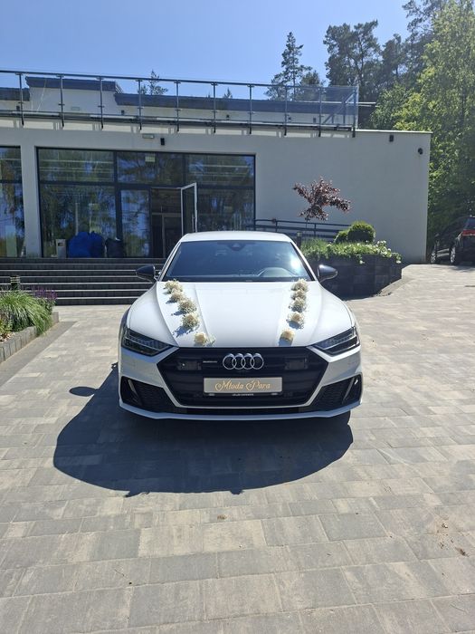 Auto do Ślubu- AUDI A7 SPORTBACK biała- atrakcyjne ceny