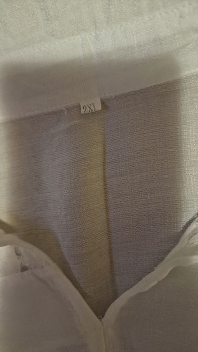 Biała koszula z koronką xxl