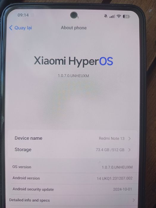 Telefon Redmi note 13