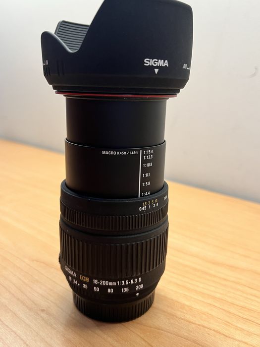 Lente Sigma 18-200mm f/3.5-6.3 DC Macro OS HSM – Nikon