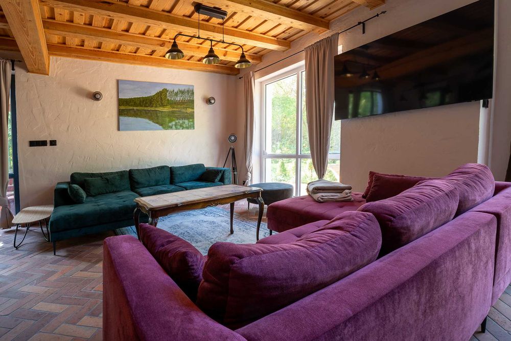Dom Biały - nad jeziorem Staw Wigry domek mazury jacuzzi plaża pomost