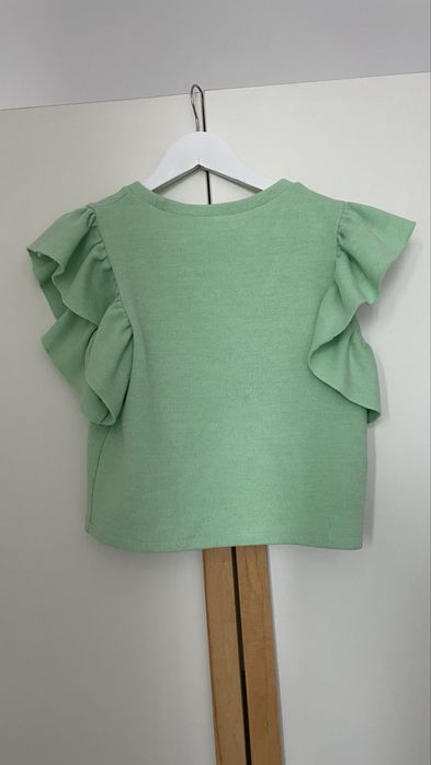 Używana zielona bluzka dziewczęca Zara
