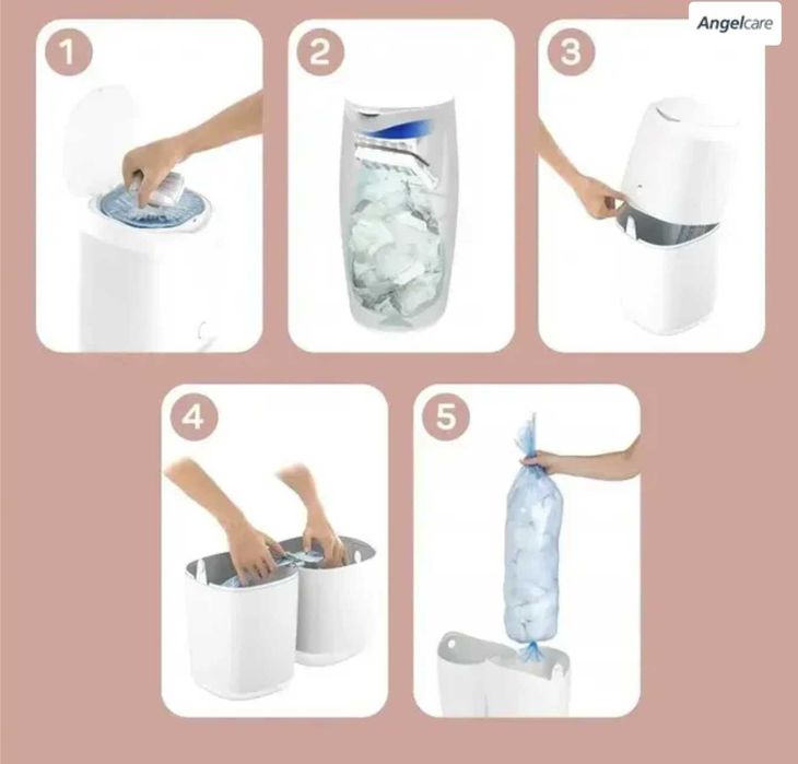 Контейнер для підгузків Angelcare Classic + 3 касети