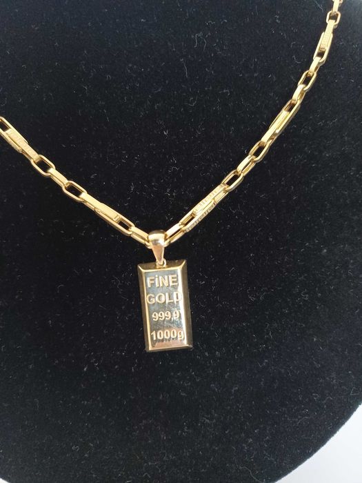 Łańcuszek złoty wzór Versace 14 karat, 585 próba