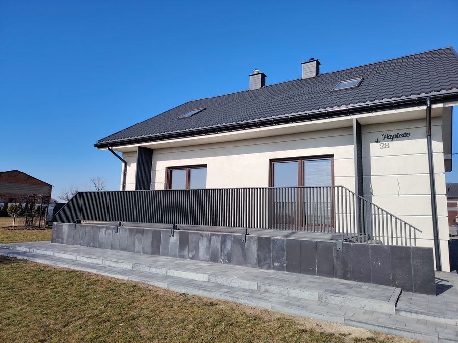 Barierka balustarda balkon lamele montaż