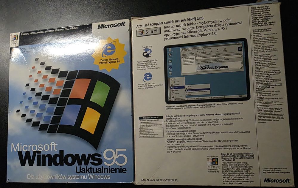 Windows 95 Box   cały komplet.