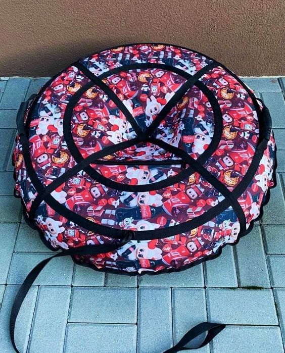 Тюбінг таблетка санки тюбинг ватрушка плюшка надувний міцний для снігу