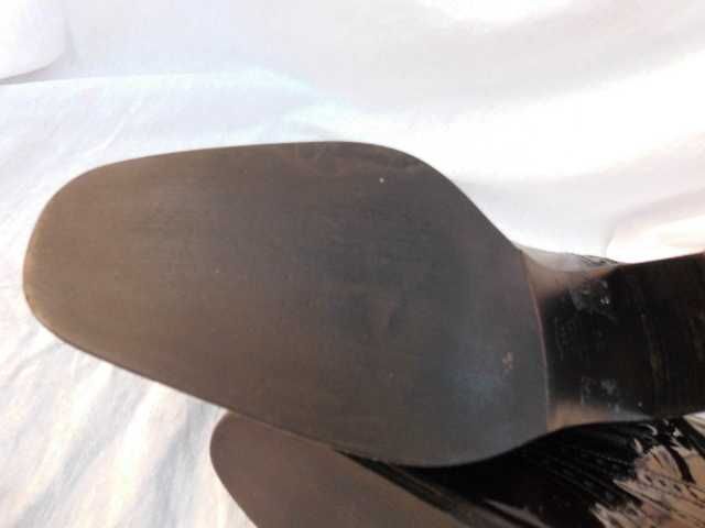 Cenedelle vero cuoio włoskie skórzane sznurowane botki lakierki 36