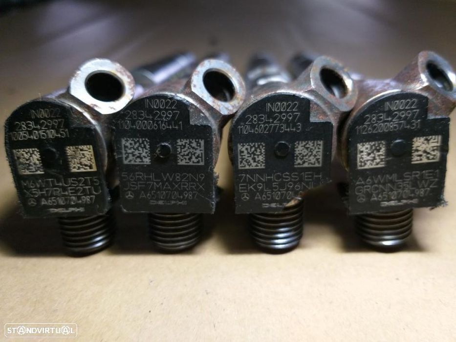Injetores injectores injeção Mercedes Sprinter 313 cdi MOTOR 651