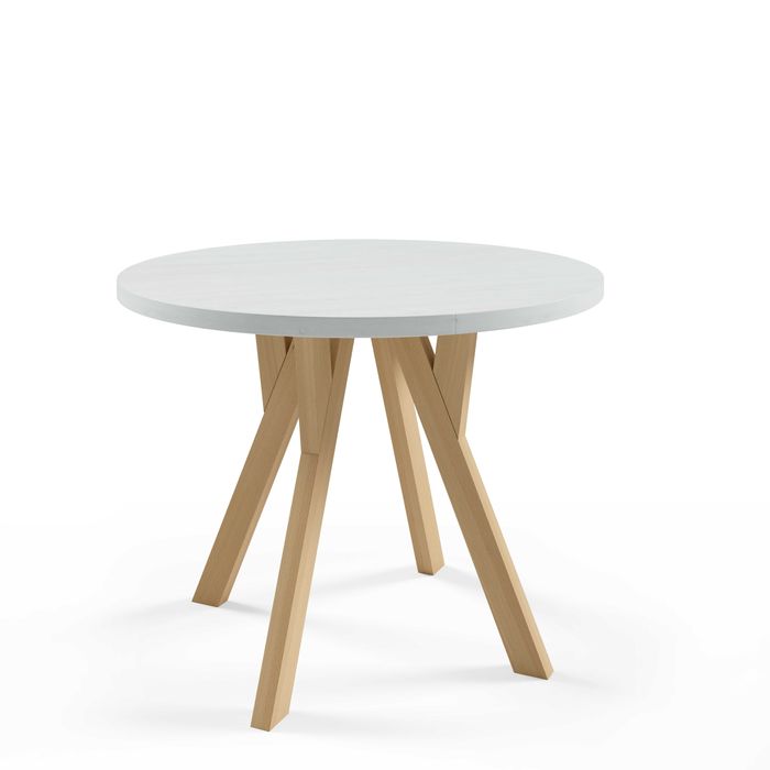 Rozkładany okrągły stół ORIO 100/200 cm! LAMINAT