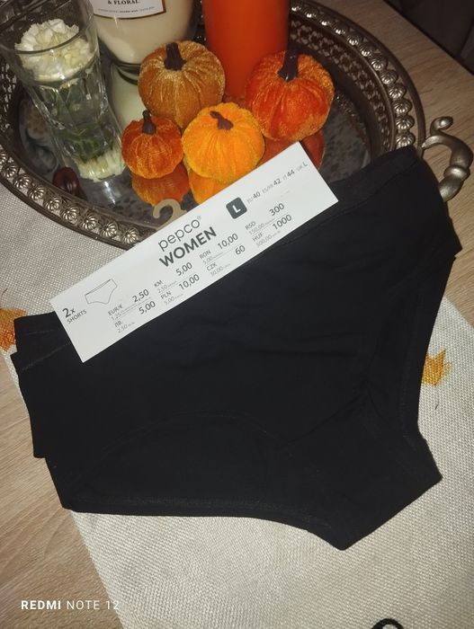 Majtki bokserki dwupak 2 sztuki damskie majteczki bawełniane