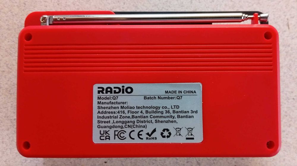 Портативное Радио Q7 с Полным Диапазоном