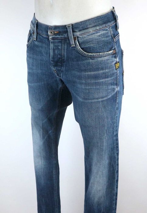 G-Star Defend Super Slim spodnie jeansy W30 L32 pas 2 x 41/42 cm
