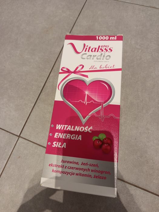 Vitalsss Cardio Dla babci Żelazo Witaminy Żeń-Szeń 1L