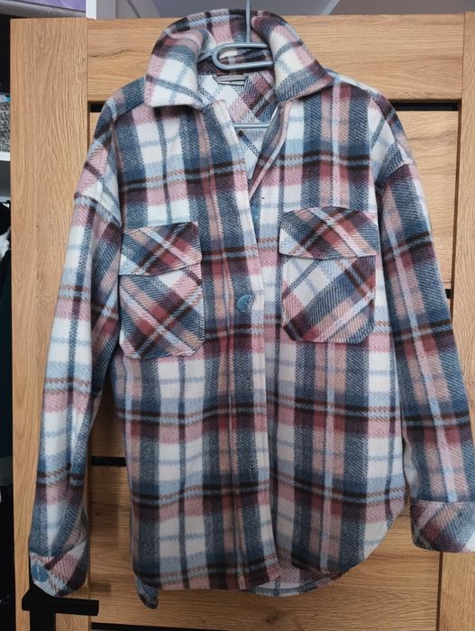 Bluza w kratę na guziki