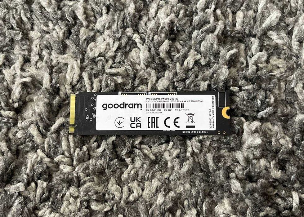 SSD M2 Goodram 250GB NVME 2280 в Ідеальному Стані! Гарантія!