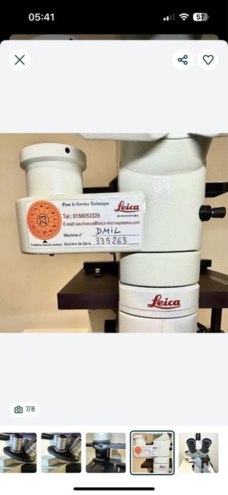 Mikroskop odwrócony Leica DM IL led