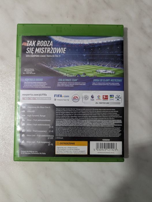 Fifa 2019 XBOX ONE. PL.   4K.  HDR.