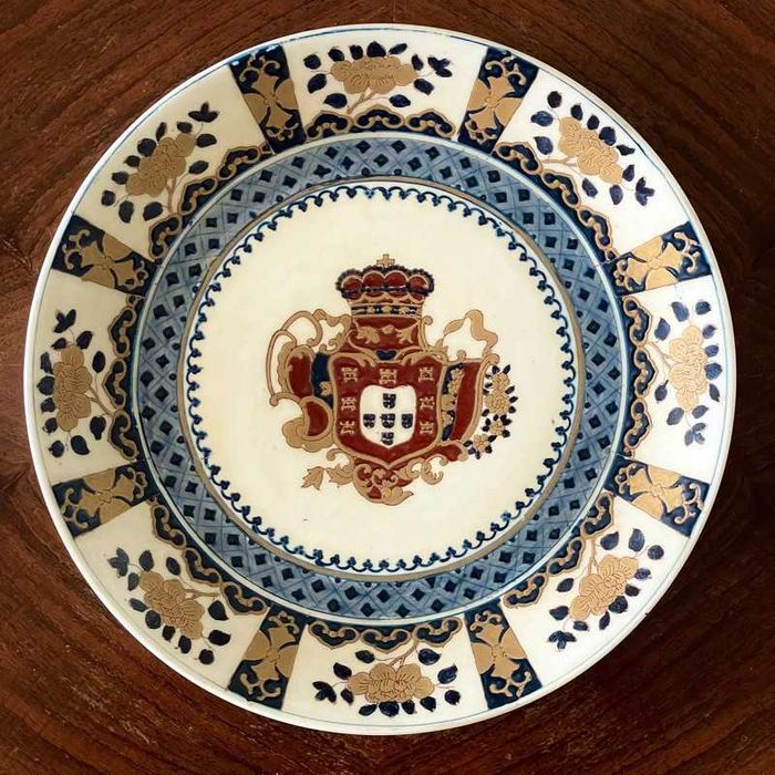 Prato decorativo vintage Escudo Portugal