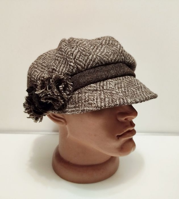 Кепка, шапка женская Tweed шерсть. Один размер.
Восмиклинка.