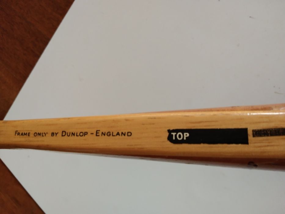 Rakieta tenisowa drewniana Dunlop stara