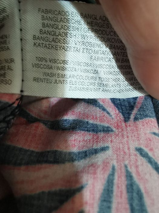 Spodenki krótkie szorty materiałowe damskie 40 L Primark granatowe