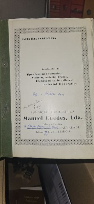 Livro de tipos original