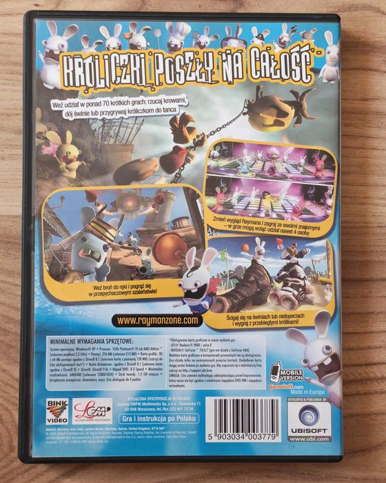 Rayman szalone króliki PC DVD