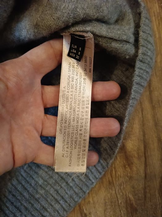 Sweter 100% kaszmir Massimo dutti