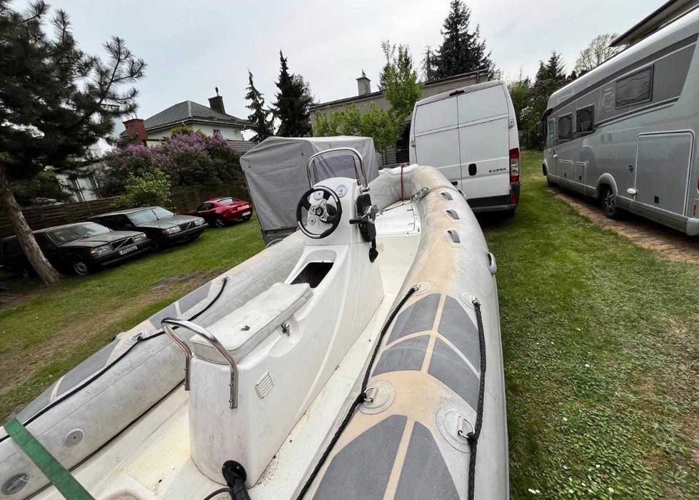 BRIG 4.88 RIB + Honda 80 KM + Przyczepa Brenderup | Zarejestrowany | Komplet