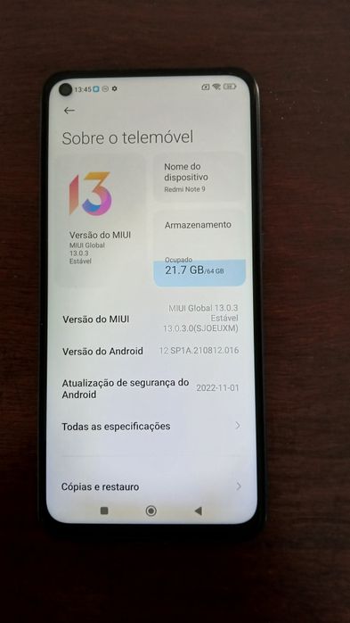 Xiaomi Redmi Note 9