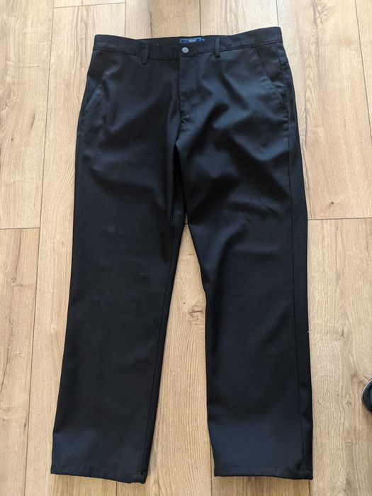 Spodnie męskie 37/34 elastyczne Discrete eleganckie pas94