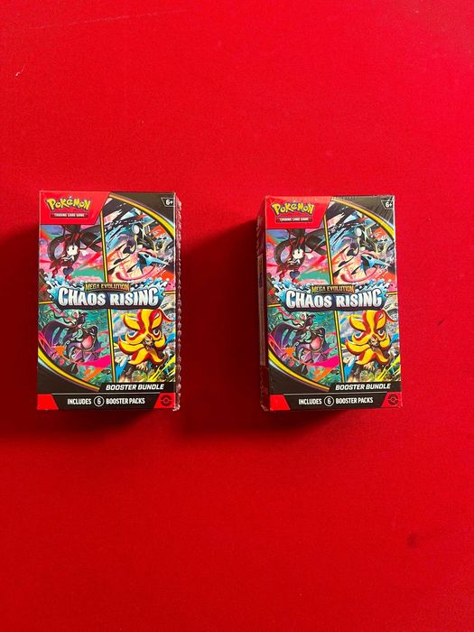 2x Pokemon Booster Bundle Chaos Rising - Versão Inglesa