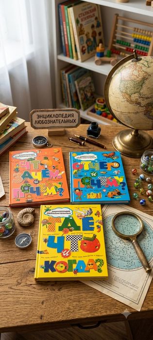 Комплект книг что, зачем, почему, отчего,где что когда