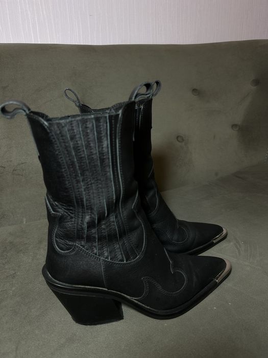 Шкіряні казаки від бренду modus_vivendi_shoes 36 розмір