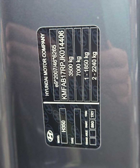 ПРОДАЖ !! ДУЖЕ ЦІКАВА МОДЕЛЬ!!!  Власне авто 2018 р. Hyundai H350 .