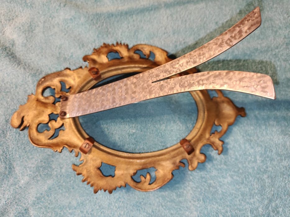 Ramki owalne, mosiężne