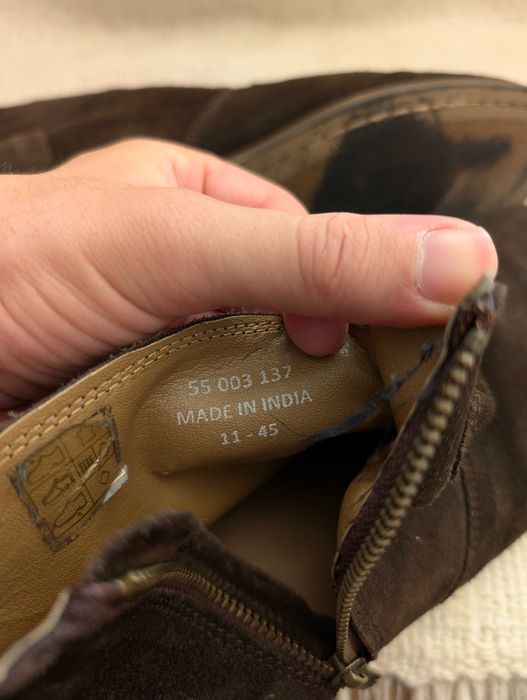 Sztyblety, buty zamszowe męskie TOPMAN