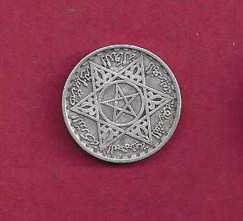 MARROCOS  2 Moedas de Prata 1953  e 1960    Prata