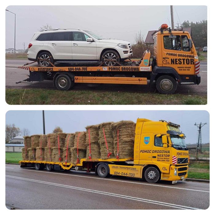 POMOC DROGOWA usługi transportowe