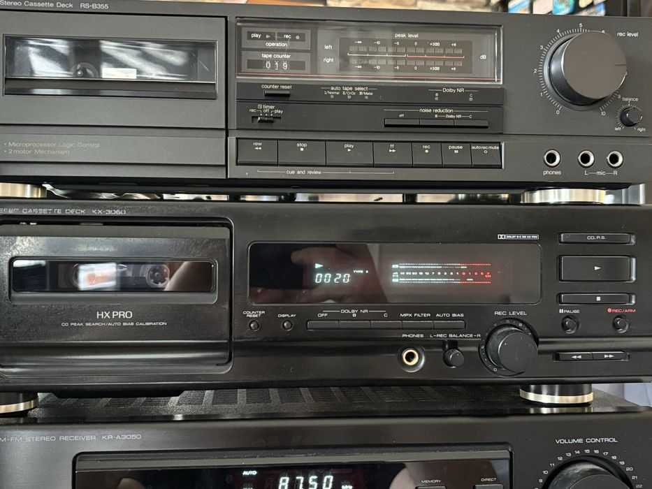Kenwood KR A3050 amplituner deck technics