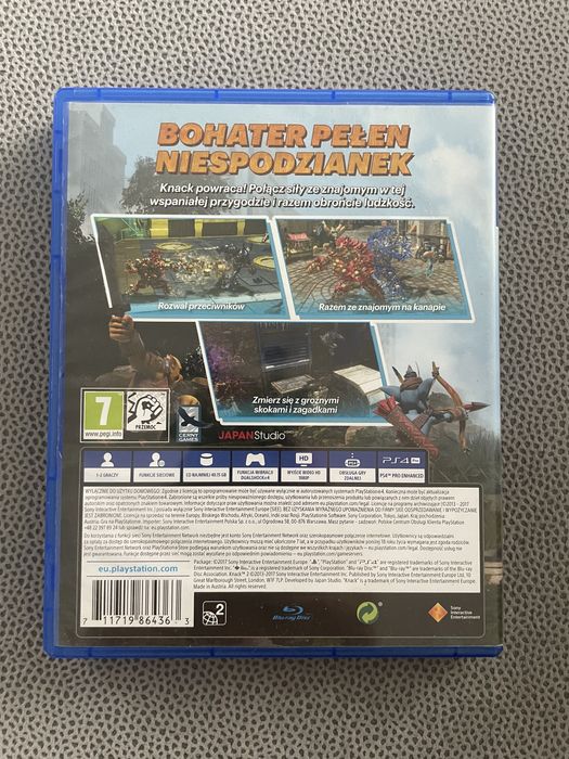 Gra, płyta PS4 KNACK