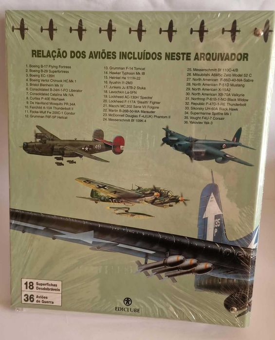 Coleção completa 36 aviões e helicópteros de guerra Maisto + Guia Visual – nunca abertos