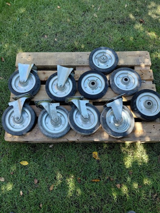 Kółko obrotowe skrętne i sztywne