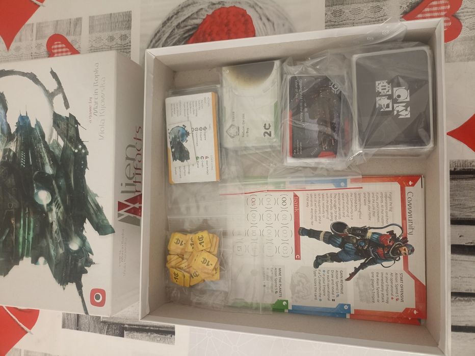 Alien Artifacts 4x Boardgame