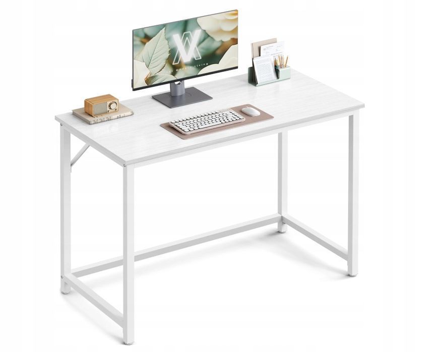 Biurko, Małe Komputerowe 100 X 50 X 76 Cm Vasagle Lwd041W44V1