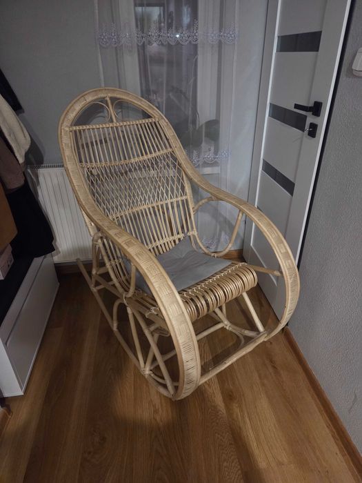 Wiklinowy Bujany Fotel