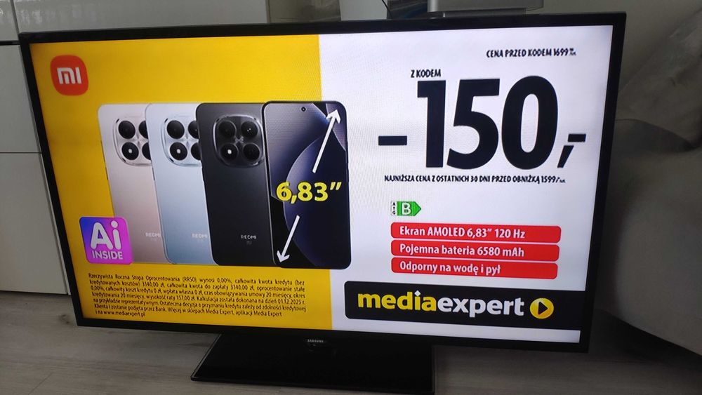 Telewizor 46 cali  Samsung 46F5000 ładny obraz sprawny