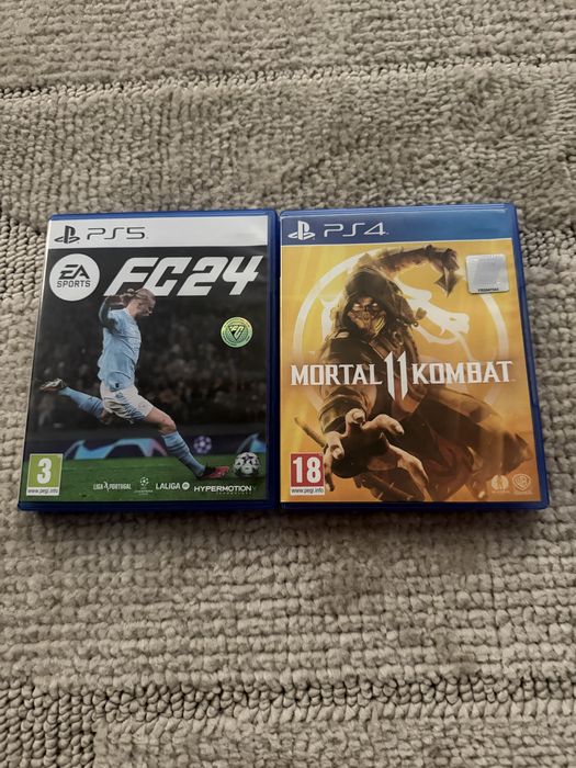 FC24(ps5) mortal kombat 11(ps4)