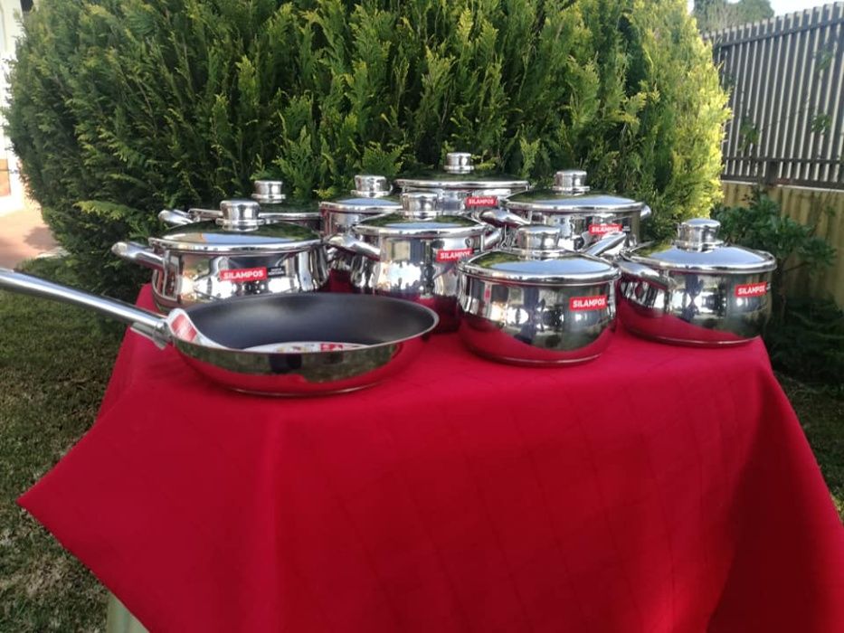 Trem de cozinha Inox - 9 peças - Silampos - Produto em LOJA